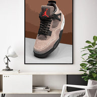 Lámina Jordan 4 Taupe Haze