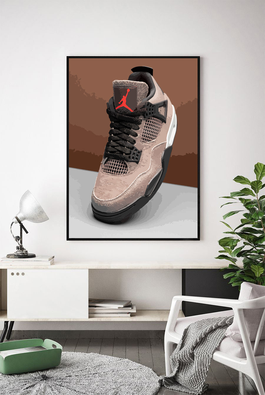 Lámina Jordan 4 Taupe Haze