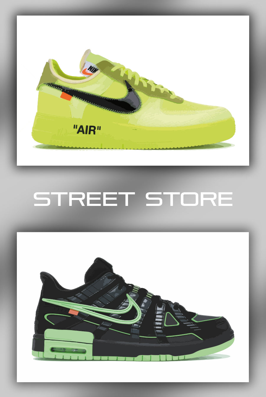 Pack 10 Pegatinas Sneakers