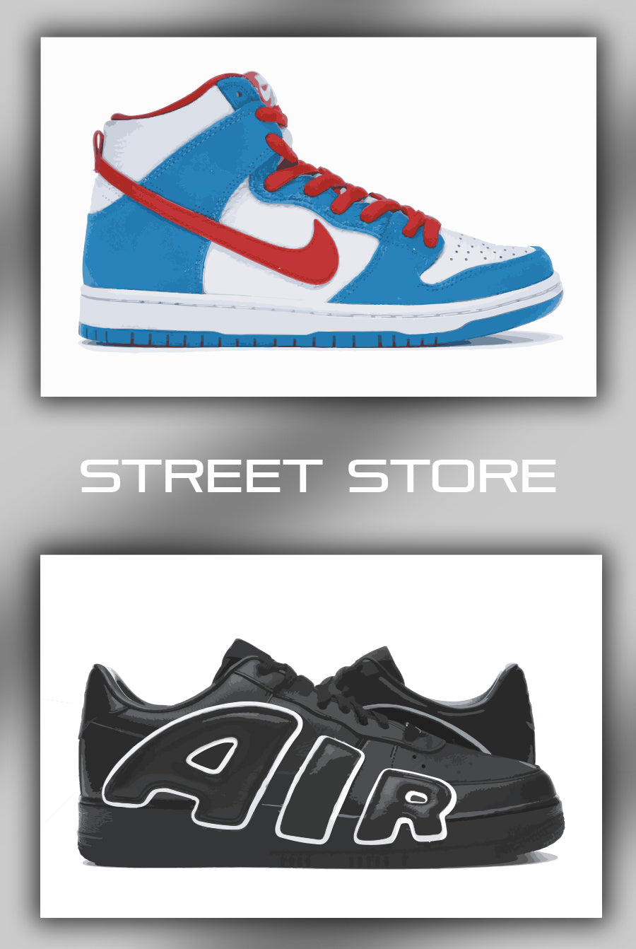 Pack 10 Pegatinas Sneakers