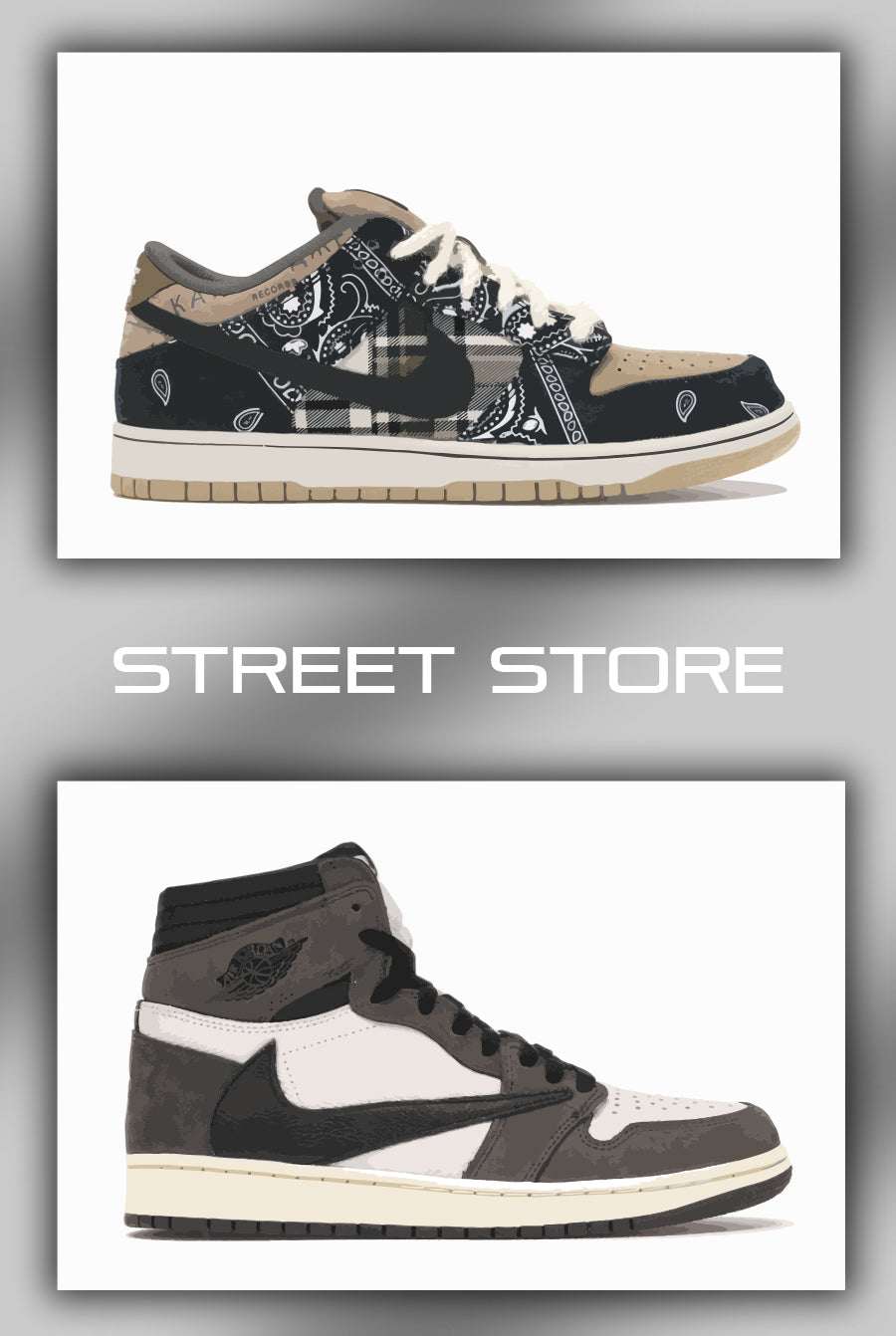 Pack 10 Pegatinas Sneakers