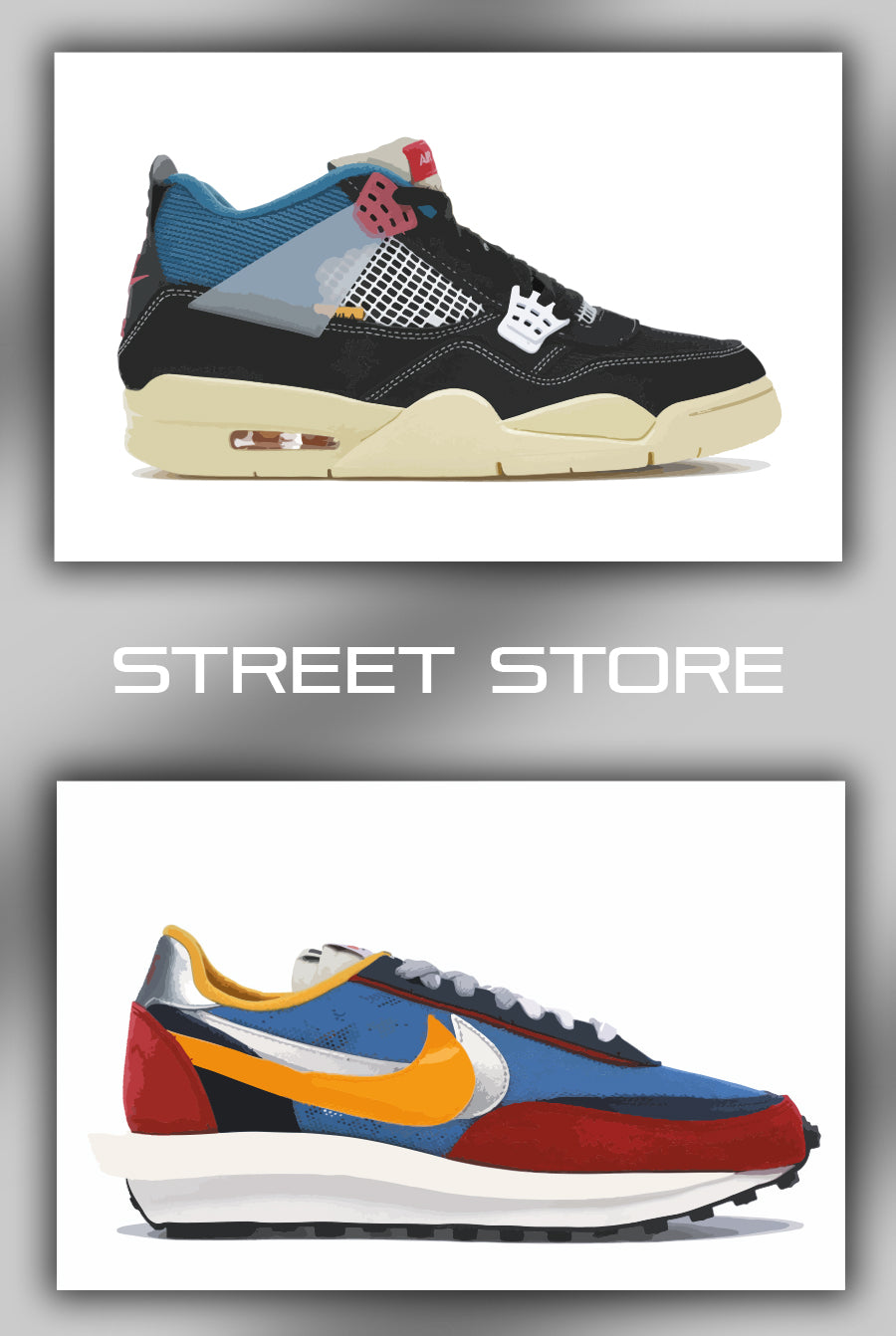 Pack 10 Pegatinas Sneakers