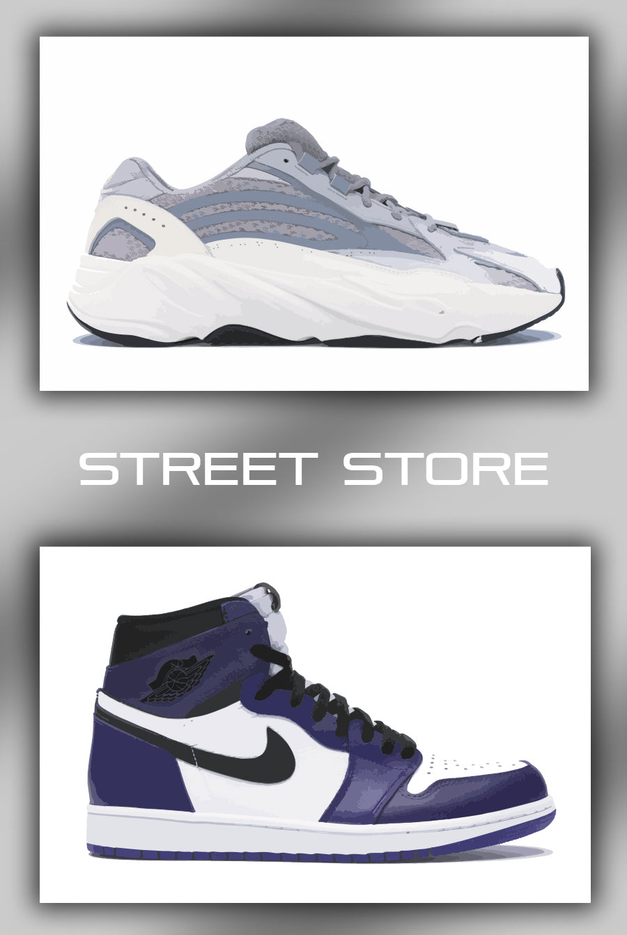 Pack 10 Pegatinas Sneakers
