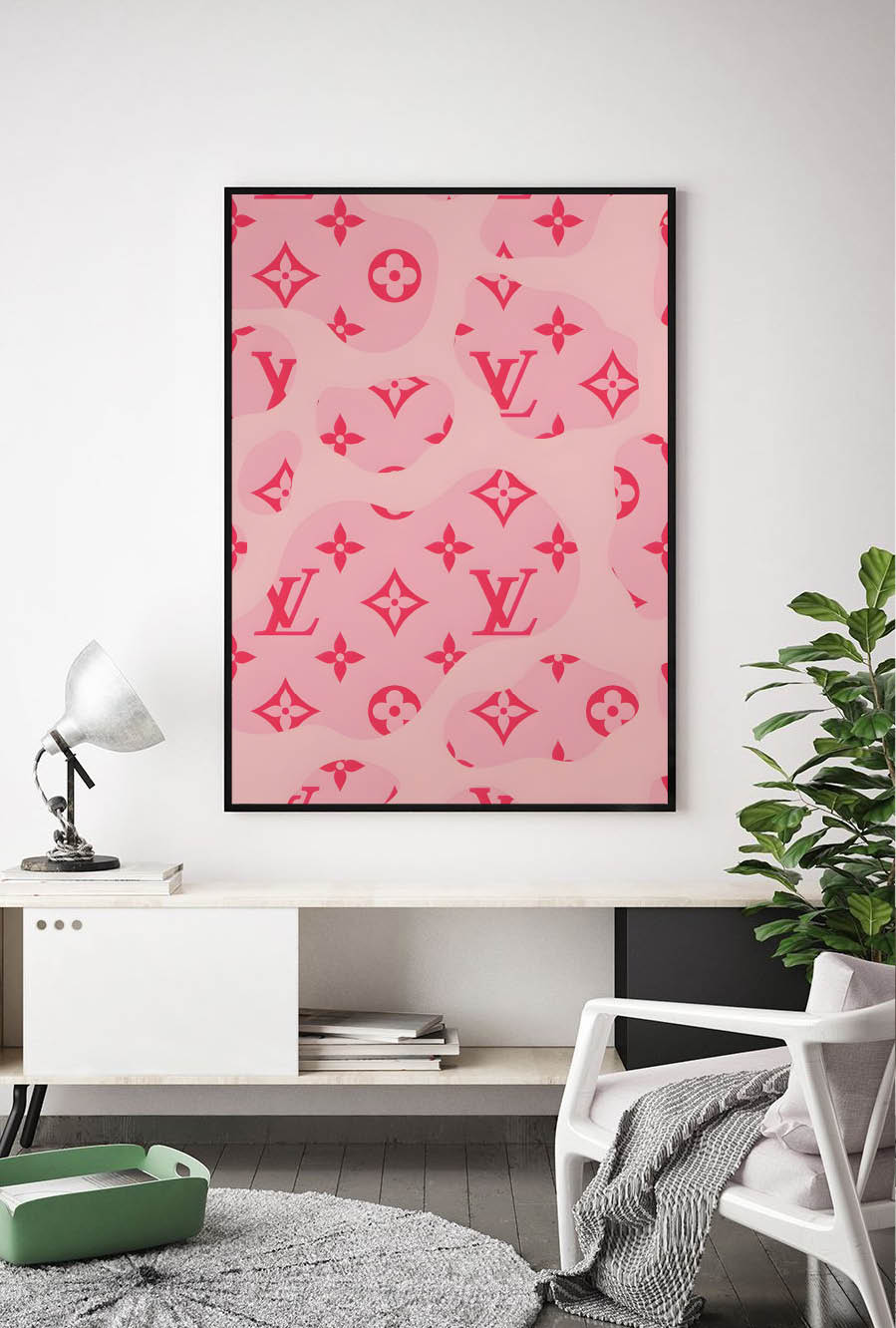 Lámina Pink Monogram