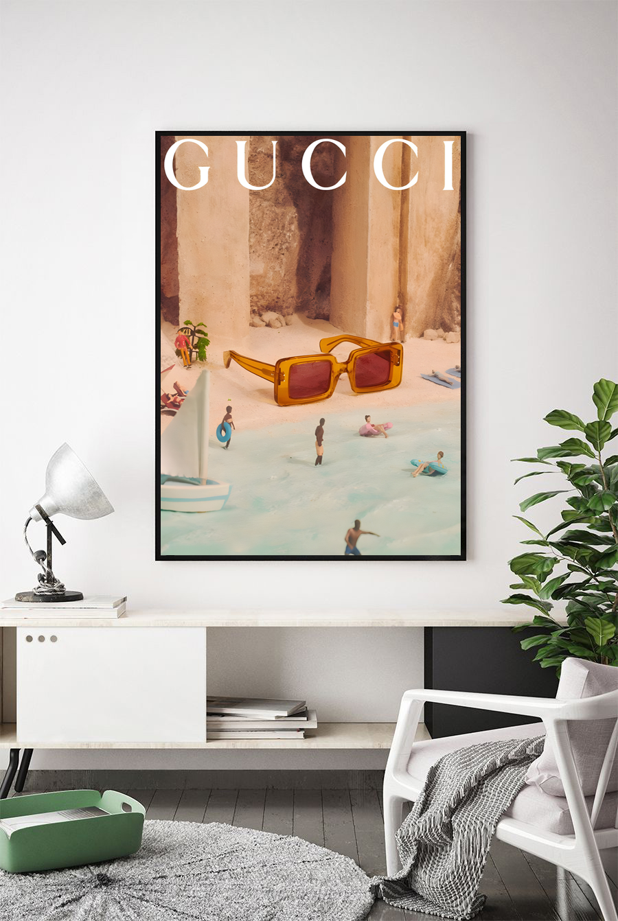 Lámina GUCCI beach glasses