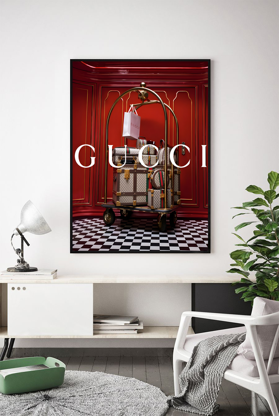 Lámina perchero GUCCI