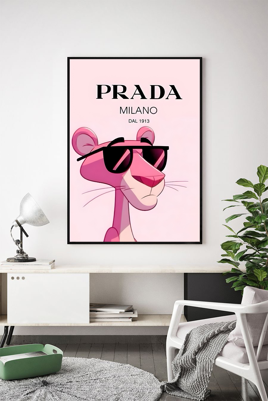 Lámina PRADA Milano - Pink Panther