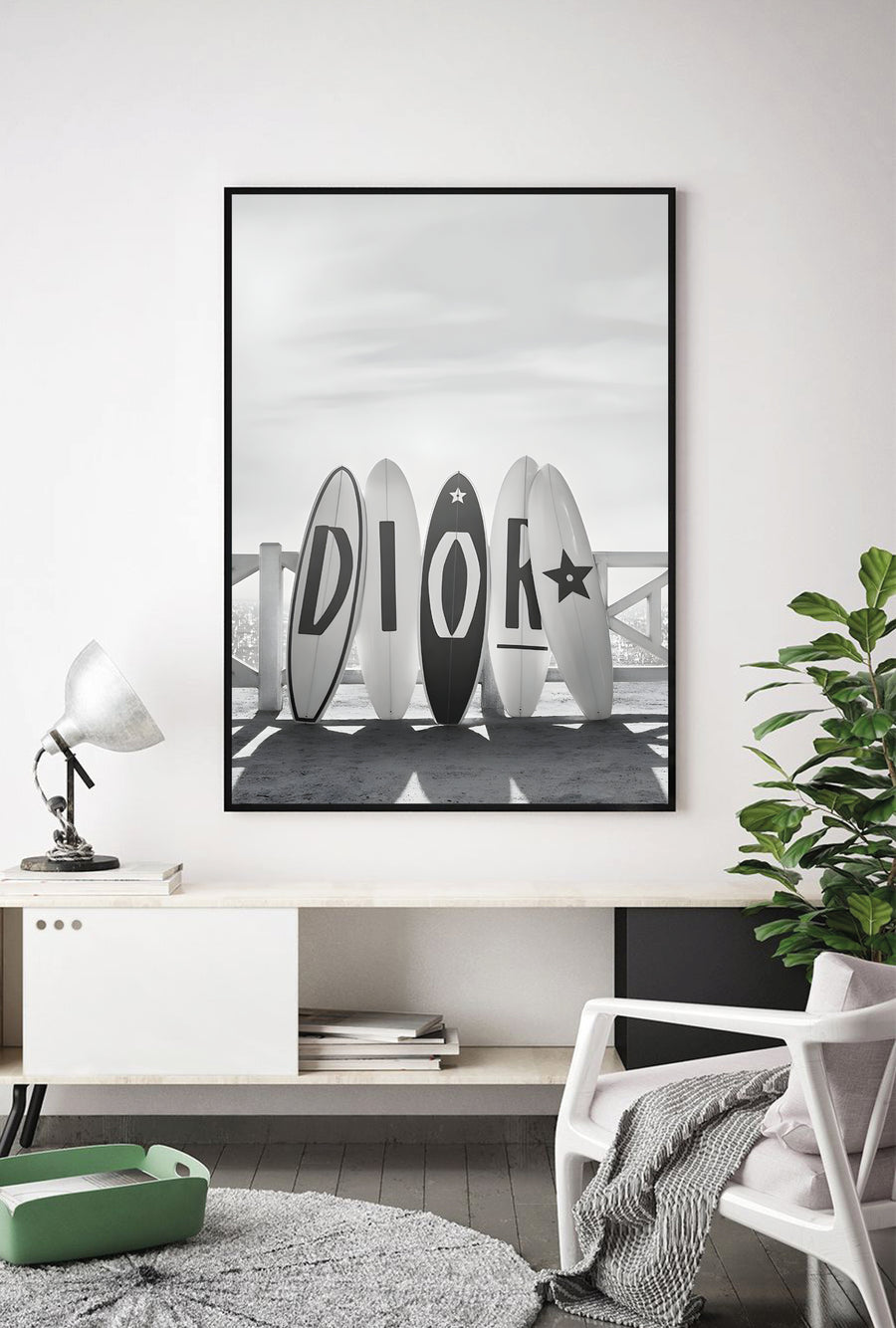 Lámina B&W D. Surfboards