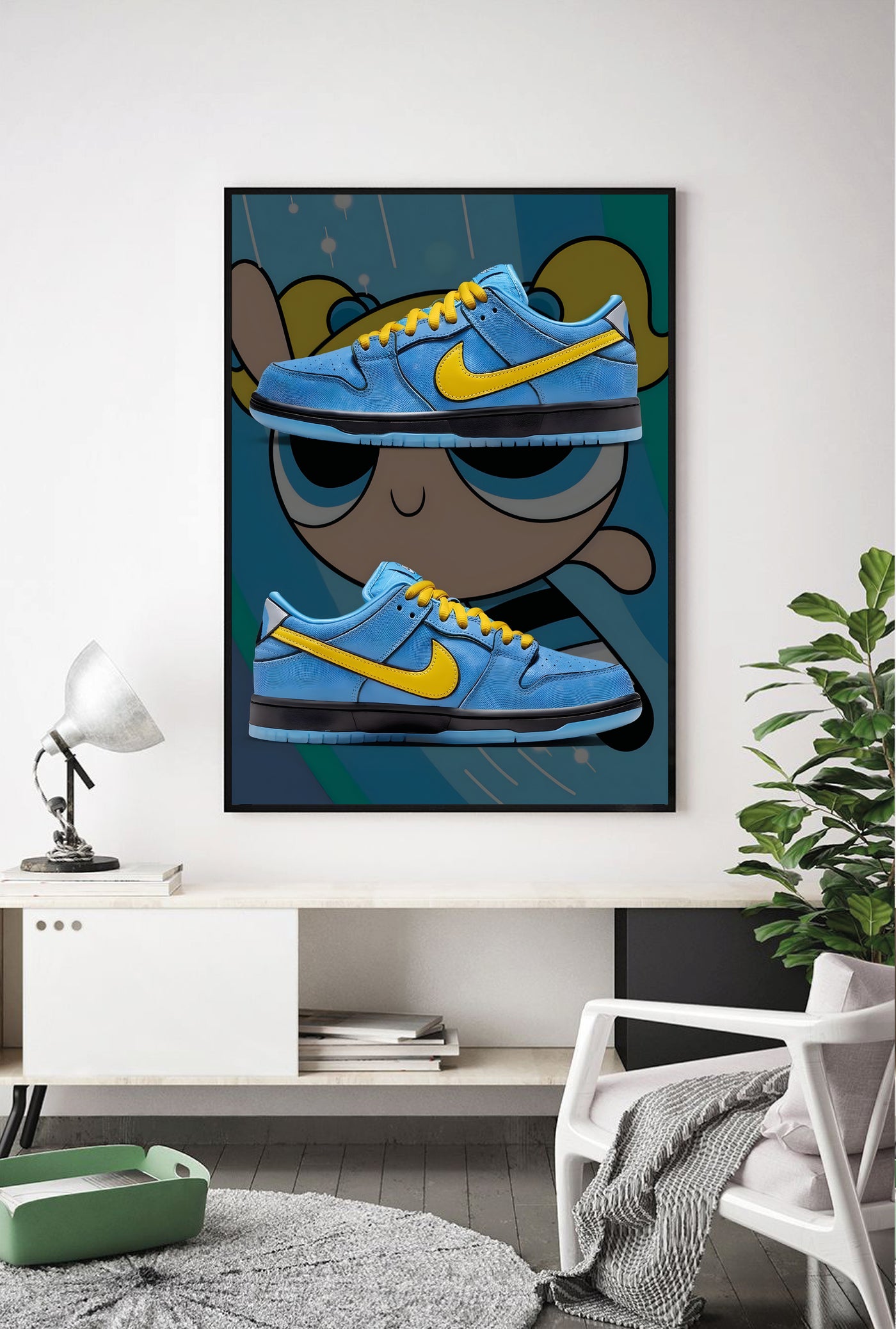 Lámina SB Dunk Powerpuff girls Bubbles