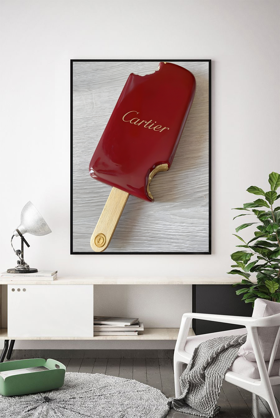 Lámina Cartier Ice Cream