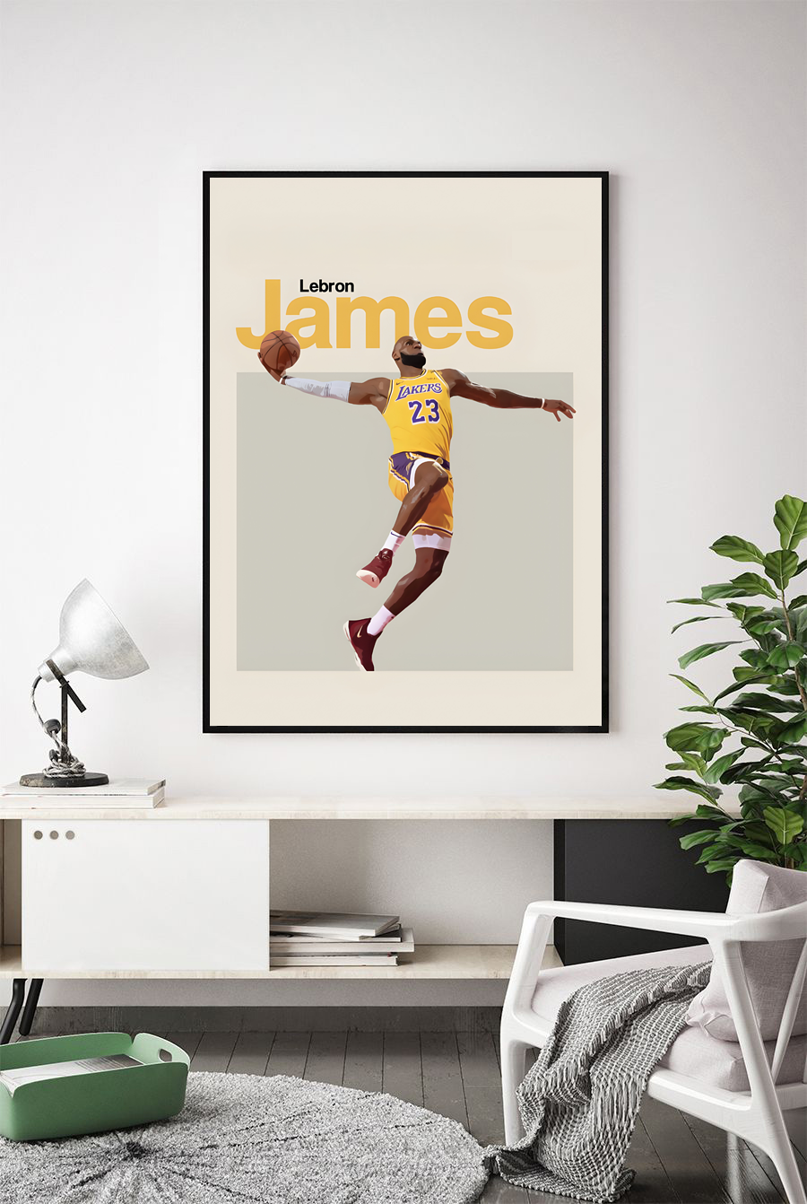 Lámina Lebron James