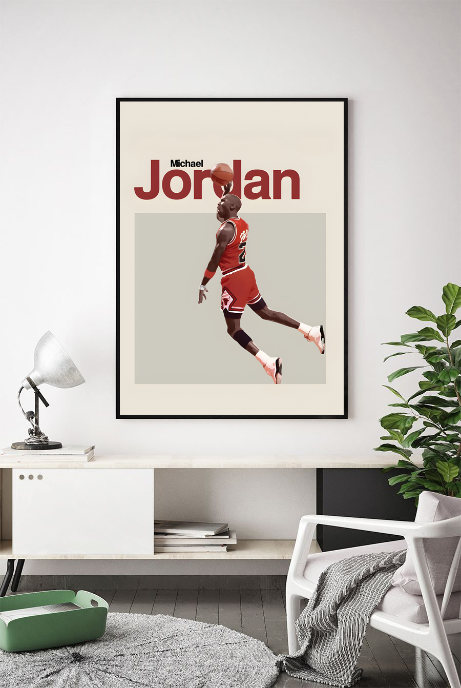 Lámina Michael Jordan