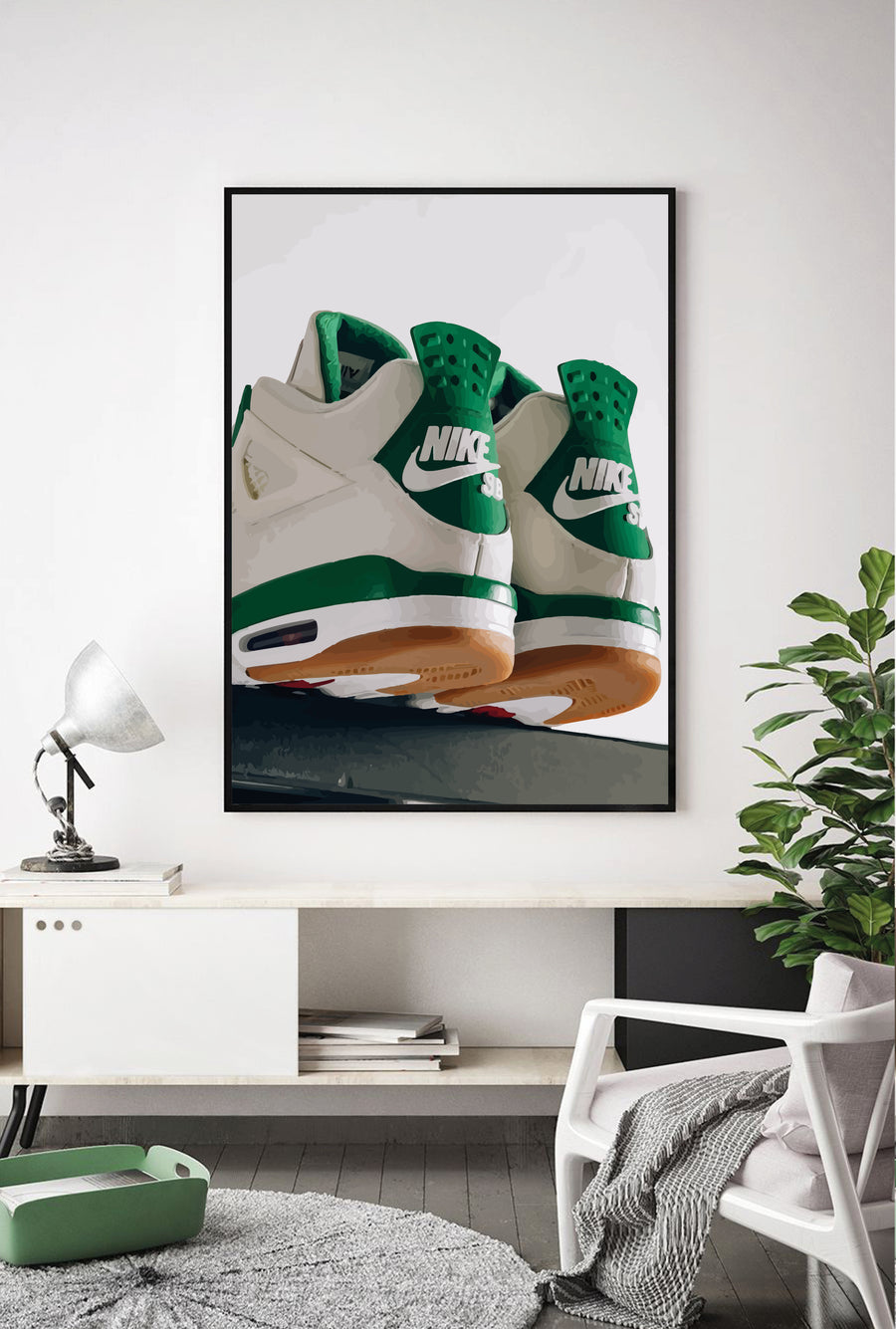 Lámina Jordan 4 SB Pine Green