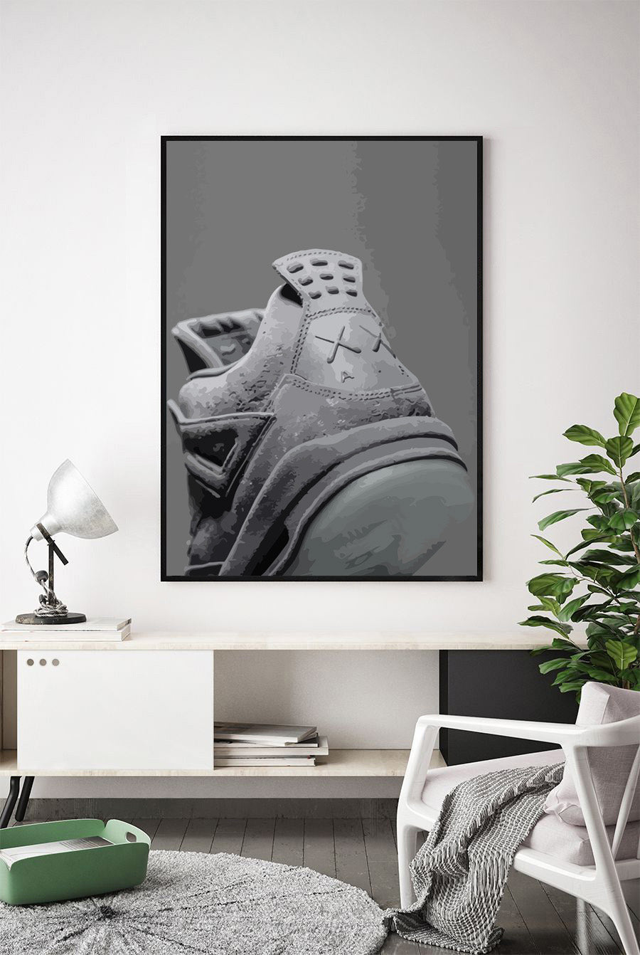 Lámina Jordan 4 x KAWS