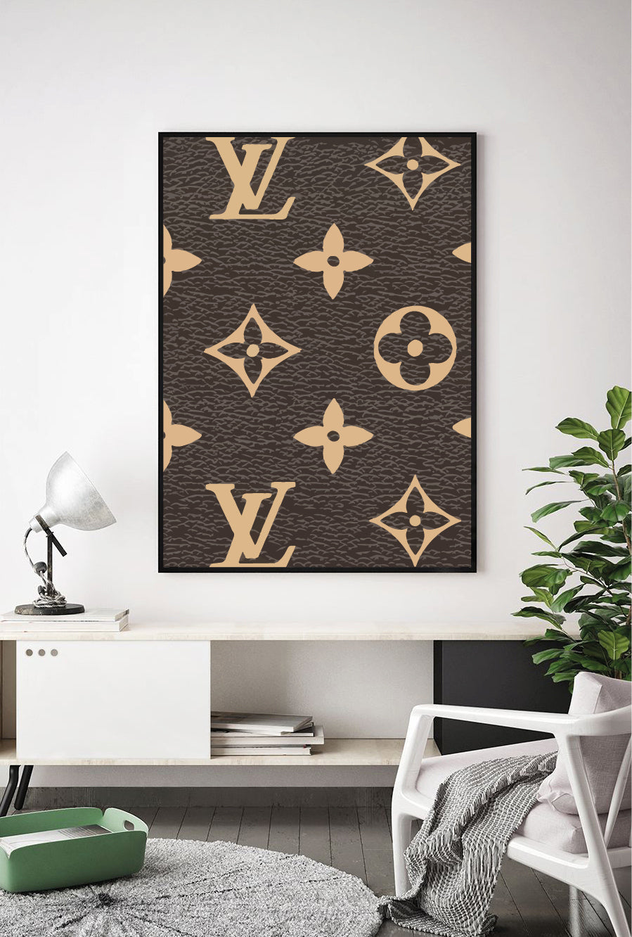 Lámina Monogram Louis Vuitton